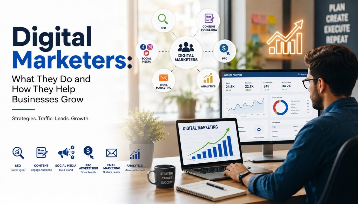Digital Marketers: What They Do and How They Help Businesses Grow