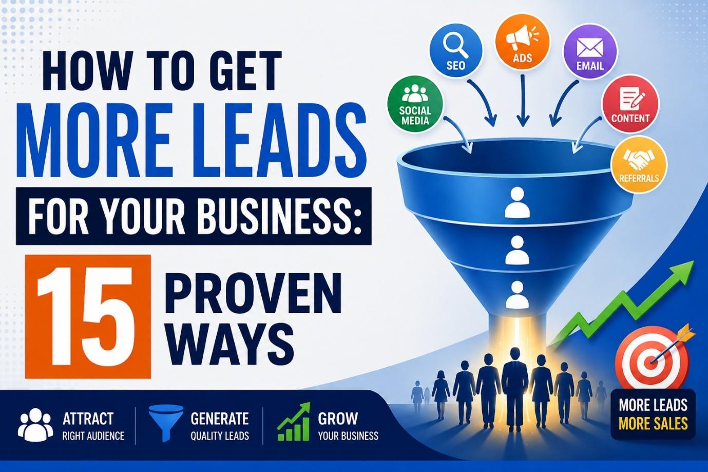 How to Get More Leads for Your Business: 15 Proven Ways