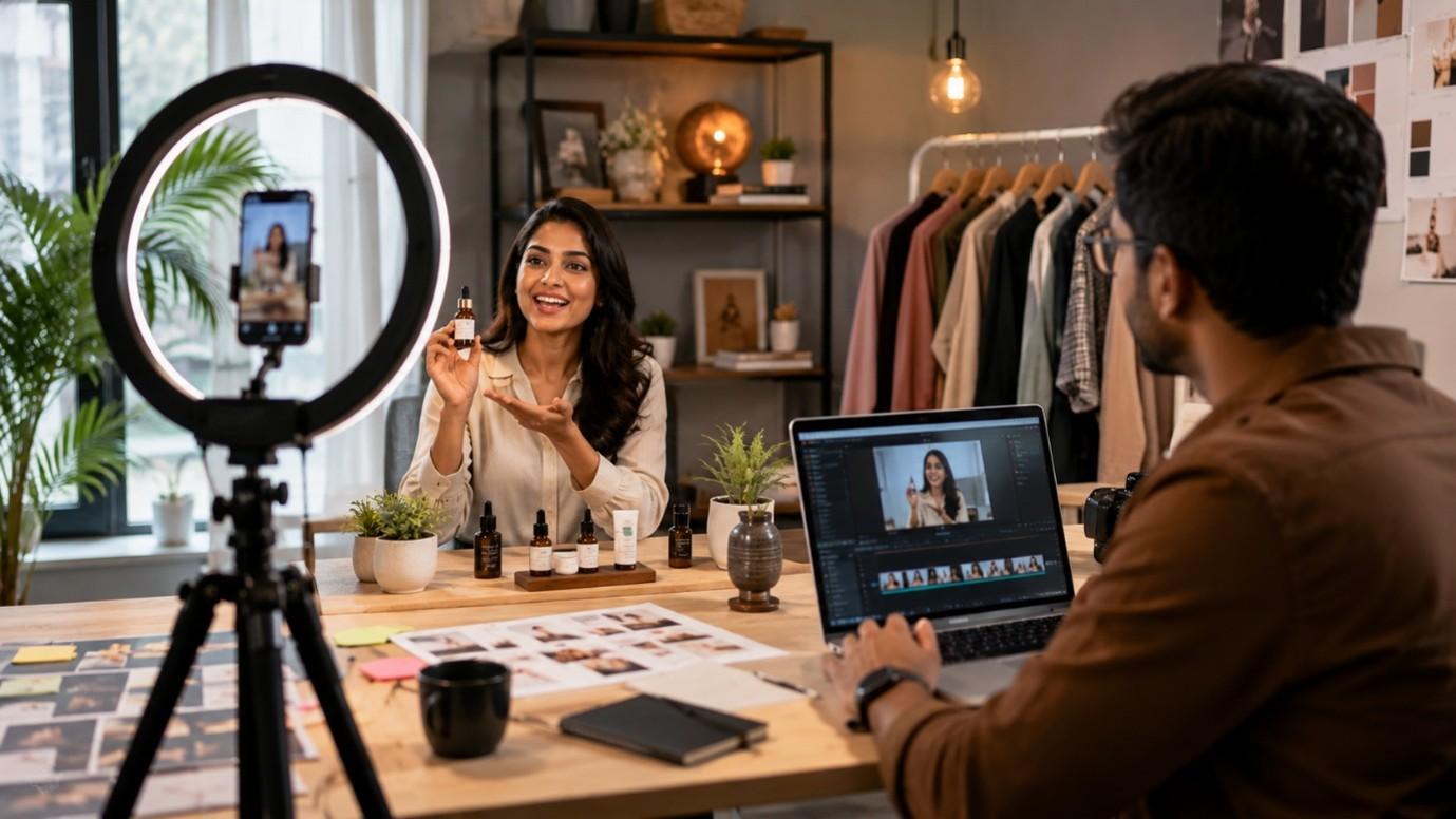 Instagram Reels marketing content creation for a Hyderabad business