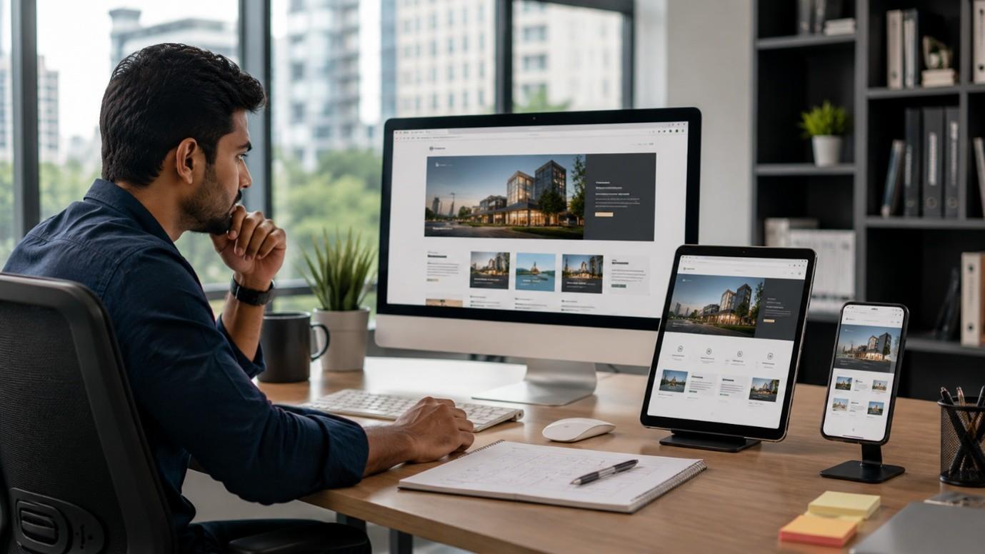Responsive website design for desktop tablet and mobile