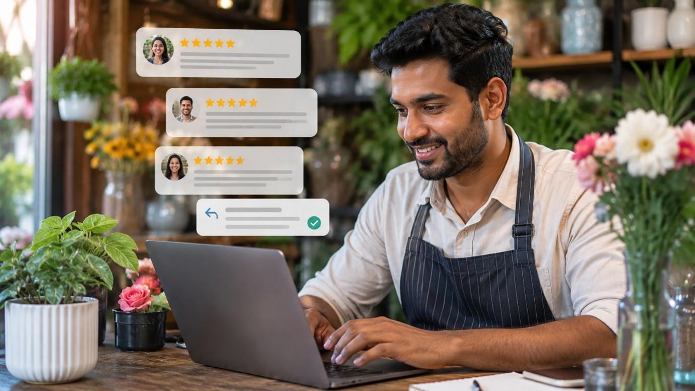 Customer reviews and reputation management for local SEO
