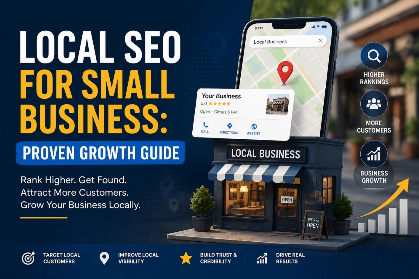 Local SEO for small business strategy with Google Maps and local search analytics